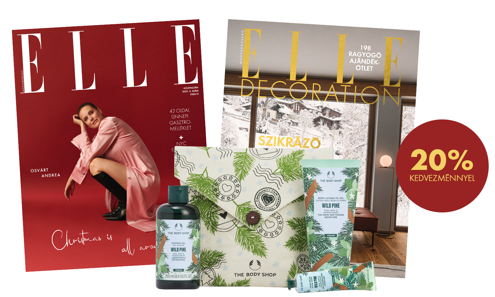 ELLE és ELLE Decoration előfizetés - I'll Be Home For Christmas - 20 % kedvezménnyel 
