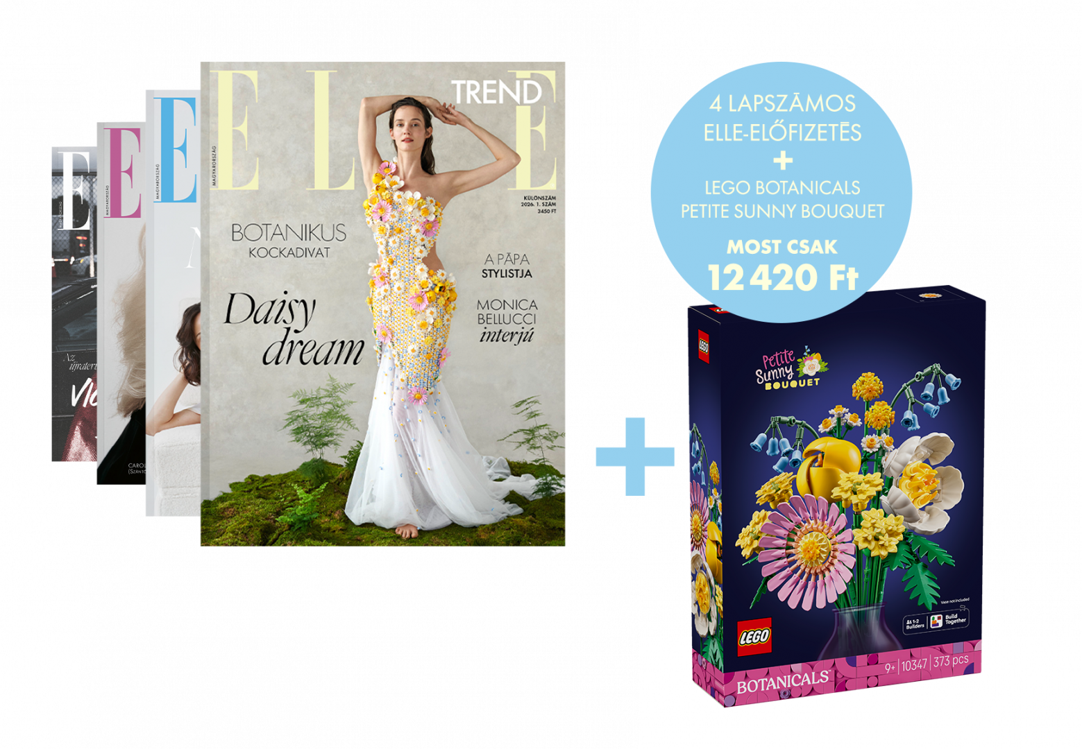 ELLE x LEGO előfizetői akció - ELLE előfizetés, különleges LEGO ajánlattal