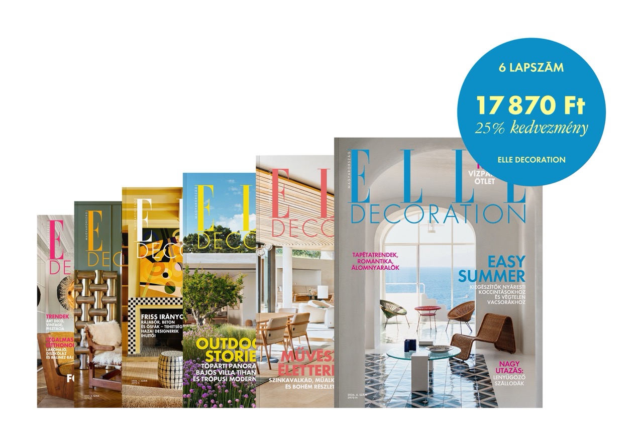 ELLE Decoration Magazin előfizetés 6 lapszám - 