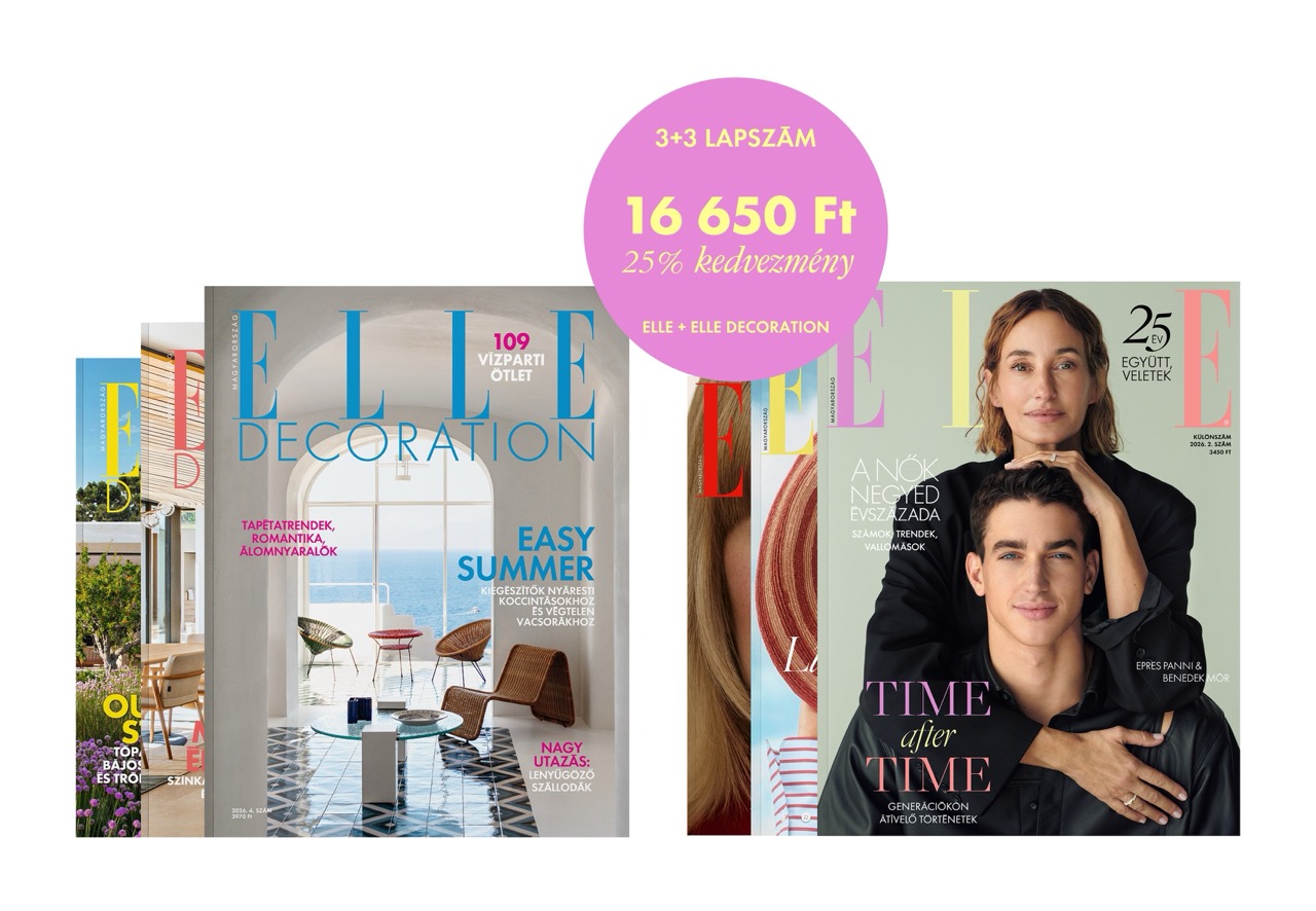 ELLE x ELLE Decoration Magazin előfizetés 3+3 lapszám - 