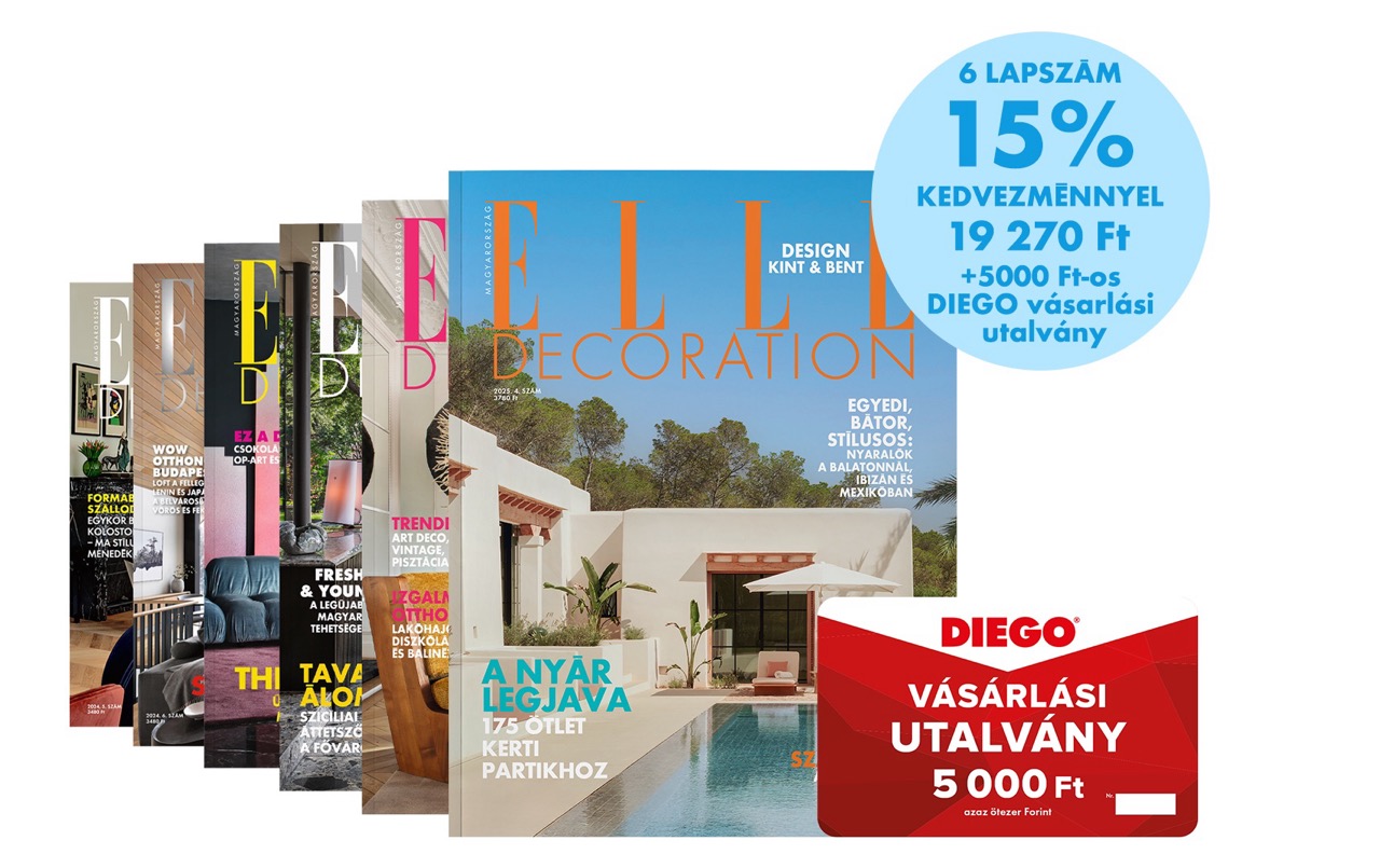 ELLE Decoration magazin előfizetés - 
