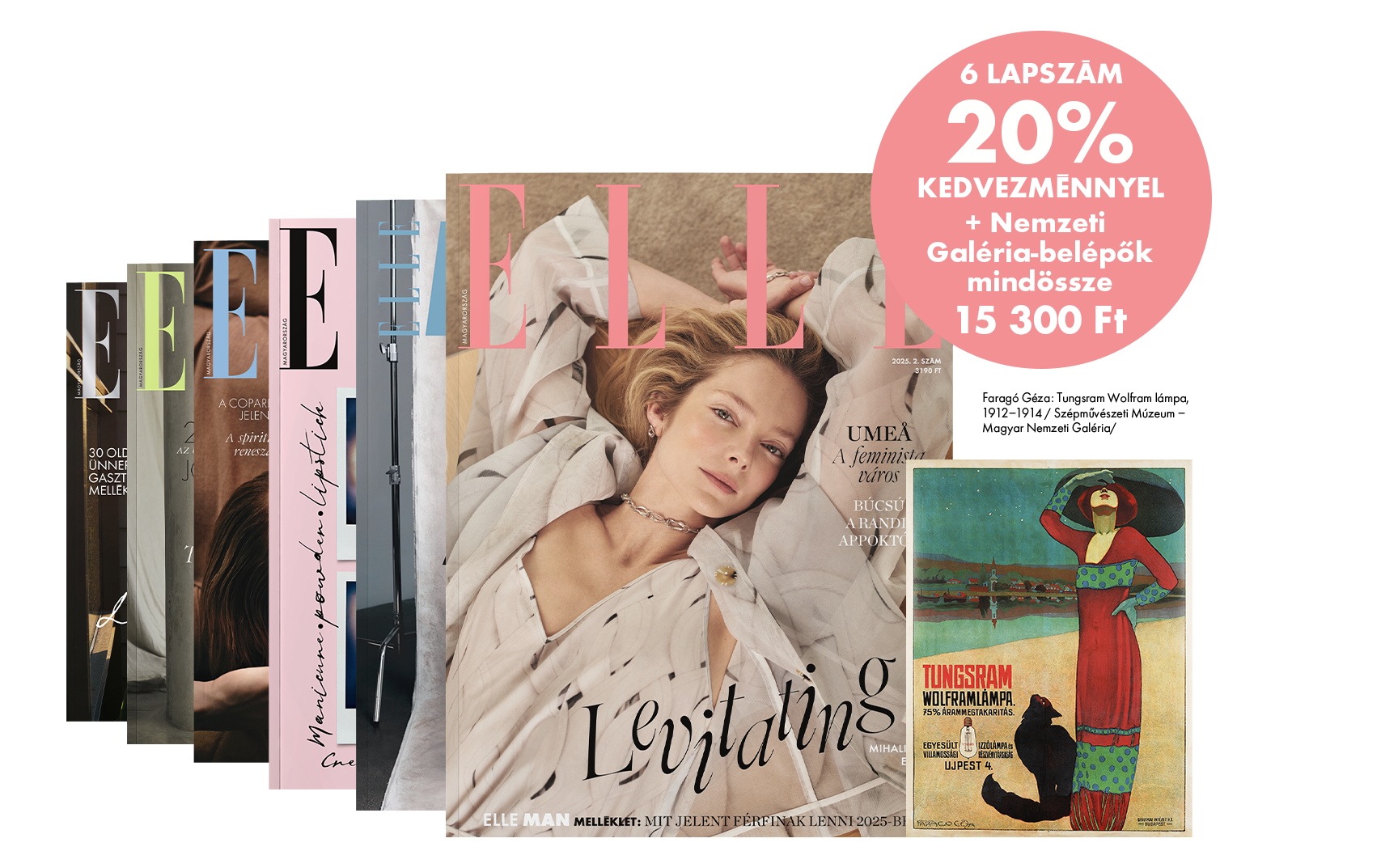 ELLE magazin előfizetés - 