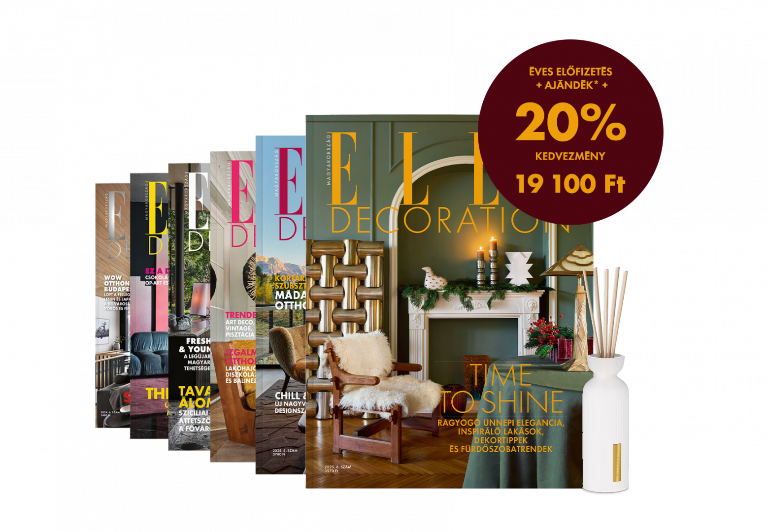 ELLE Decoration előfizetés - Karácsonyi ajándék az ELLE DECORATIONtől
