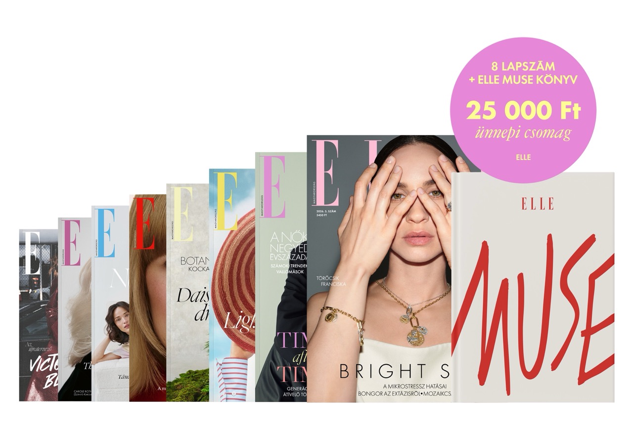 ELLE Magazin előfizetés 8 lapszám + ELLE Muse könyv - 